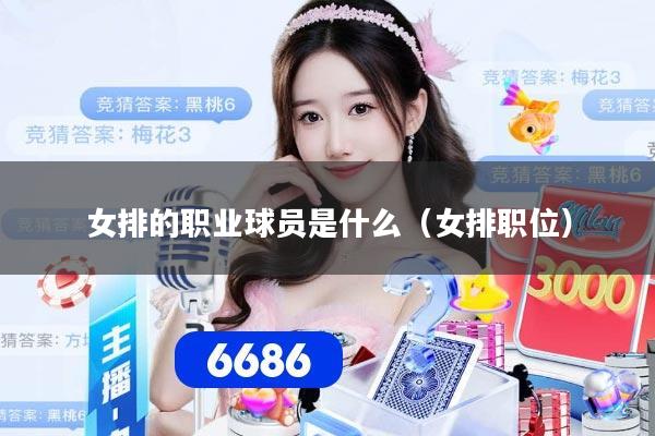 女排的职业球员是什么（女排职位）